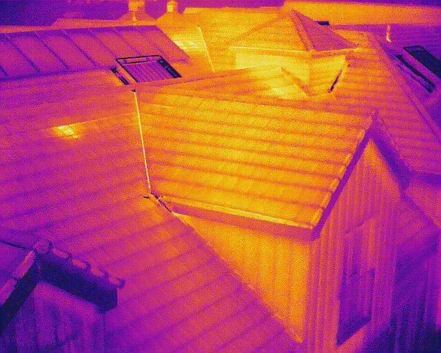 Thermal Imaging Roof Survey Image Carlton